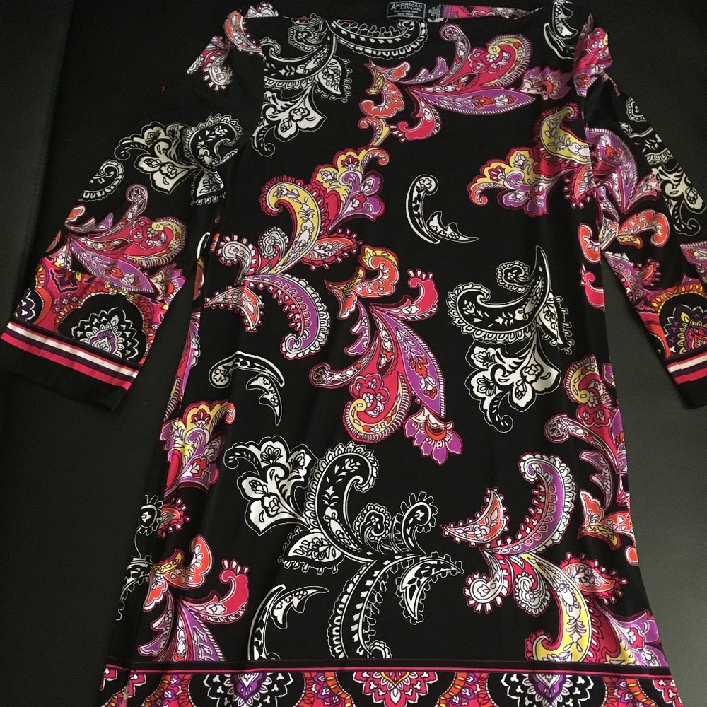 American Living Dress Sz Ten Multi Color Dress